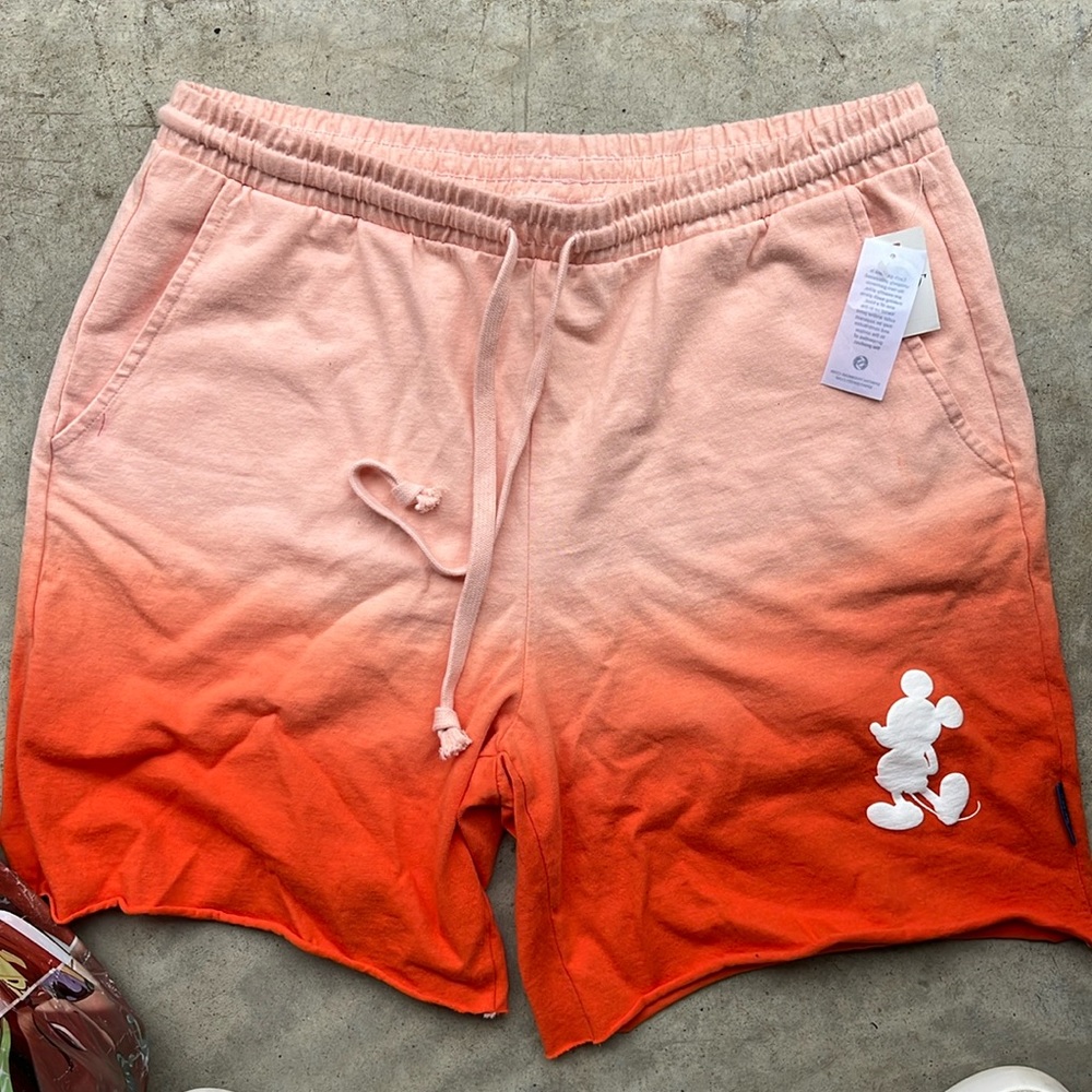 Disney’s women sweat shorts size large NWT